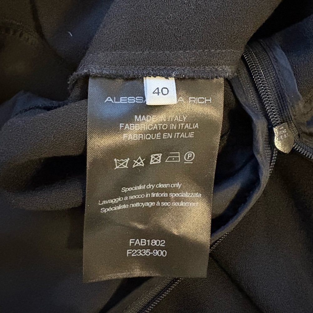 🖤 Alessandra Rich Black Bow-Detail Dress - Picture 6 of 7